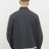 Grey Regular Fit Double Pocket Zip Overshirt