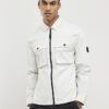 Grey Regular Fit Zipped Overshirt