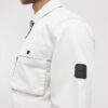 Grey Regular Fit Zipped Overshirt