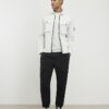 Grey Regular Fit Zipped Overshirt