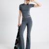 Grey RVR Edition Curved Hem T-Shirt