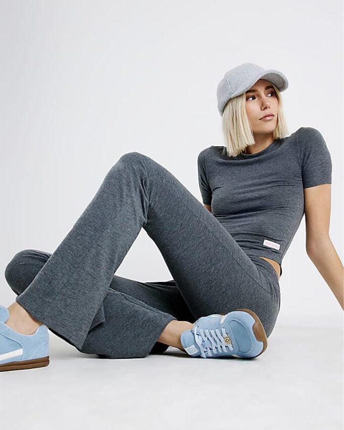 Grey RVR Edition Curved Hem T-Shirt