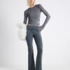 Grey RVR Edition Flare Trousers