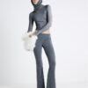Grey RVR Edition Flare Trousers