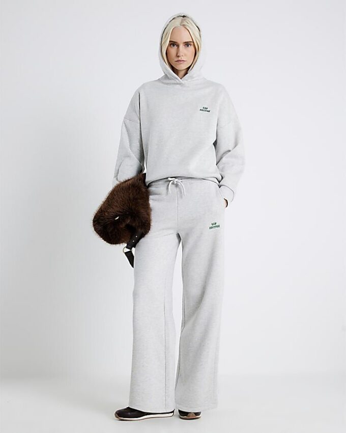 Grey RVR Edition Wide Leg Joggers
