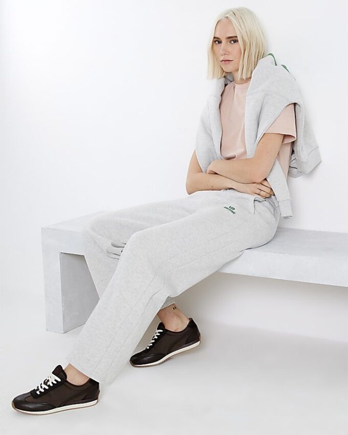 Grey RVR Edition Wide Leg Joggers