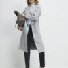 Grey Single Breasted Coat