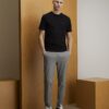 Grey Skinny Fit Active Trousers