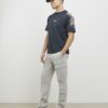 Grey Skinny Fit Cargo Trousers