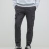 Grey Skinny Fit Cargo Trousers