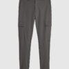 Grey Skinny Fit Cargo Trousers
