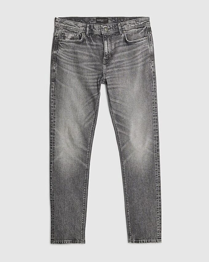 Grey Skinny Fit Jeans