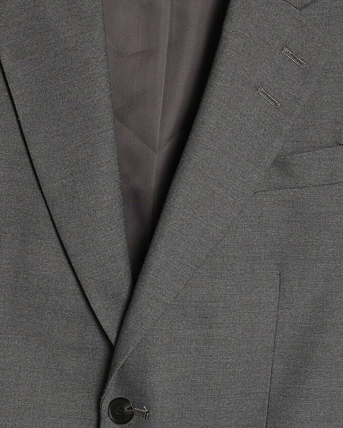 Grey Skinny Fit Suit Jacket Grey Skinny Fit Suit Jacket