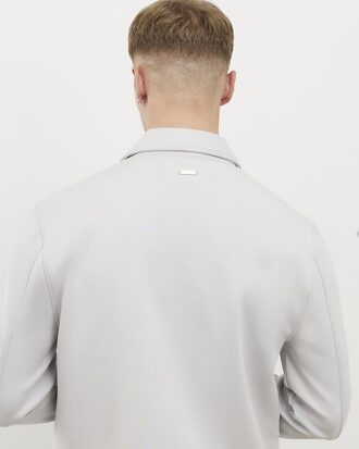 Grey Slim Fit Overshirt