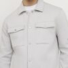 Grey Slim Fit Overshirt