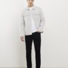 Grey Slim Fit Overshirt
