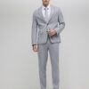 Grey Slim Fit Suit Trouser