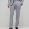 Grey Slim Fit Suit Trouser