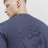 Grey Slim Fit Textured Ame Saint T-Shirt
