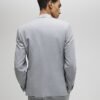 Grey Slim Fit Textured Suit Jacket Grey Slim Fit Textured Suit Jacket