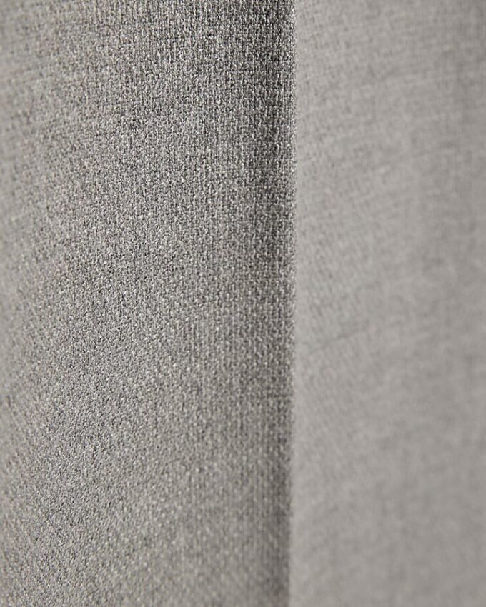 Grey Slim Fit Textured Suit Trousers