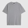 Grey Slim Fit Textured T-Shirt