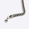 Grey Steel Gunmetal Chunky Bracelet