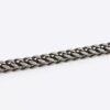 Grey Steel Gunmetal Chunky Bracelet