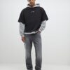 Grey Straight Leg Jeans