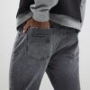 Grey Straight Leg Jeans