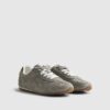 Grey Suede Trainers