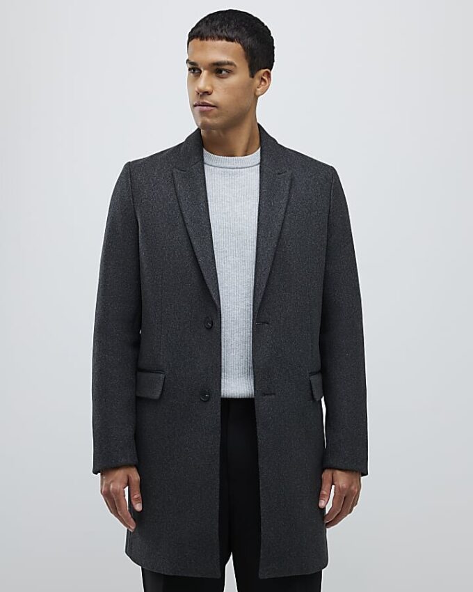 Grey Tailored Coat