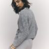 Grey Tipped Cardigan