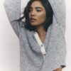 Grey Tipped Cardigan