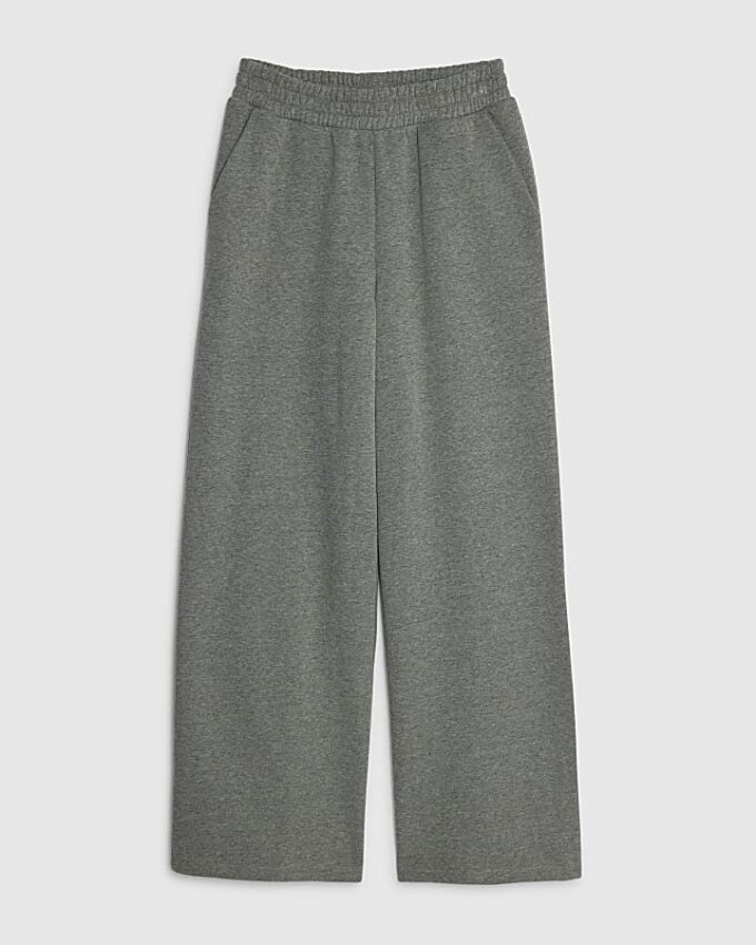 Grey Wide Leg Joggers