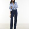 Indigo Relaxed Straight Leg Jeans