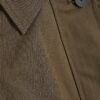 Khaki Batwing Sleeve Barn Jacket