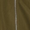 Khaki Belted Bubble Hem Jacket