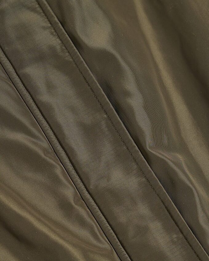 Khaki Bubble Hem Jacket