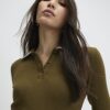 Khaki Cosy Fit and Flare Mini Dress