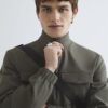Khaki Funnel Jacket