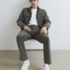 Khaki Funnel Jacket