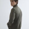 Khaki Funnel Jacket