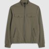 Khaki Funnel Jacket