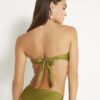 Khaki Hardware Bandeau Bikini Top
