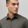 Khaki Muscle Fit Shirt