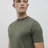 Khaki Muscle Fit T-Shirt