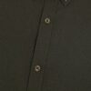 Khaki Muscle Fit Textured Shirt