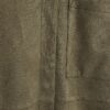 Khaki Oversized Faux Suede Overshirt