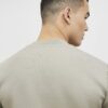 Khaki Slim Fit Nylon Pocket Sweatshirt